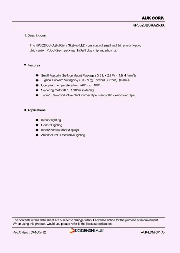 KP3528BSKA2I-JX_8243635.PDF Datasheet