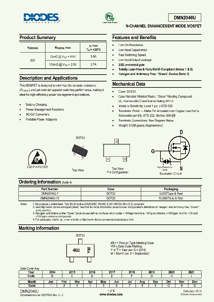 DMN2046U-15_8244944.PDF Datasheet