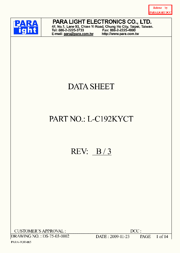 L-C192KYCT_8246112.PDF Datasheet