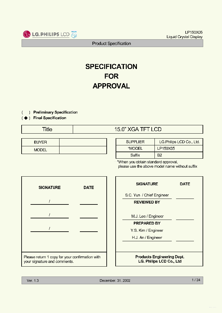 LP150X05-B2_7849786.PDF Datasheet