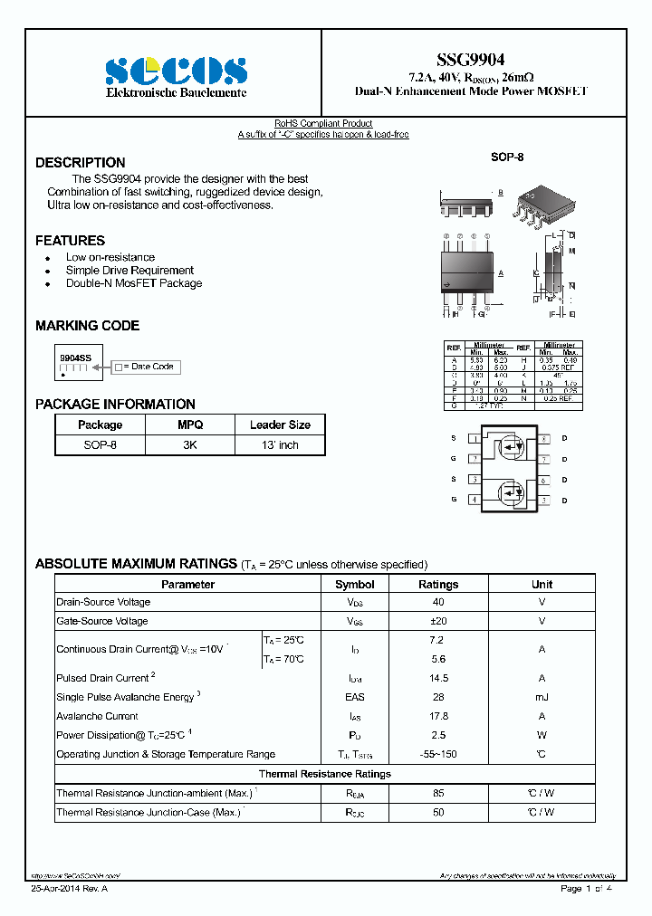 SSG9904_8248822.PDF Datasheet