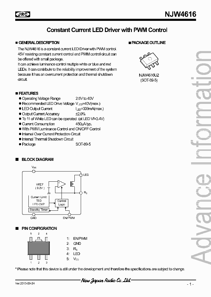 NJW4616_8249497.PDF Datasheet