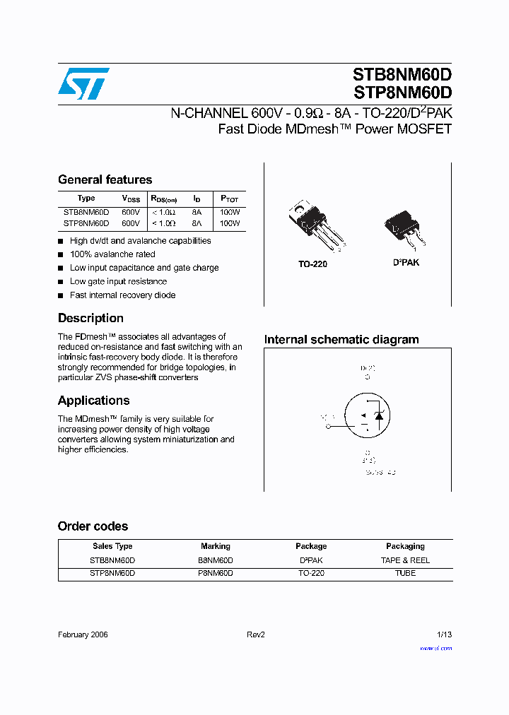 STB8NM60D_8252310.PDF Datasheet