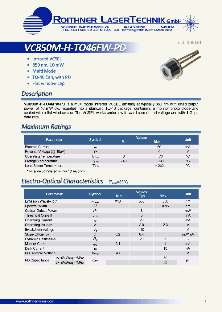 VC850M-H-TO46FW-PD_8253319.PDF Datasheet