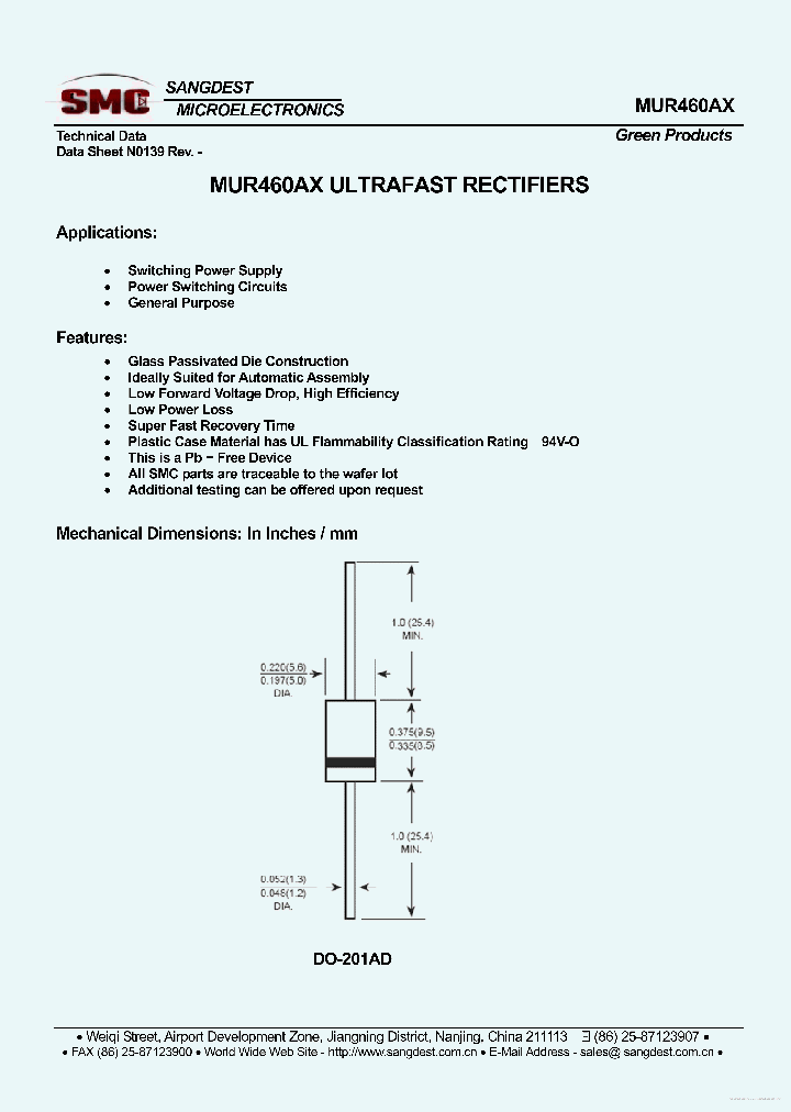 MUR460AX_7855703.PDF Datasheet