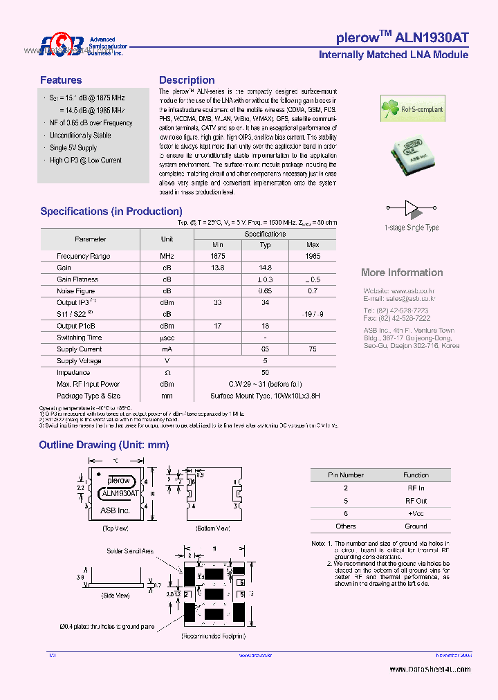 ALN1930AT_7856150.PDF Datasheet