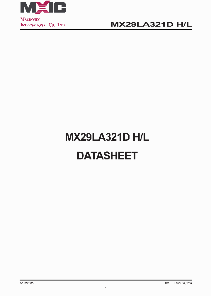 MX29LA321DH_7856214.PDF Datasheet