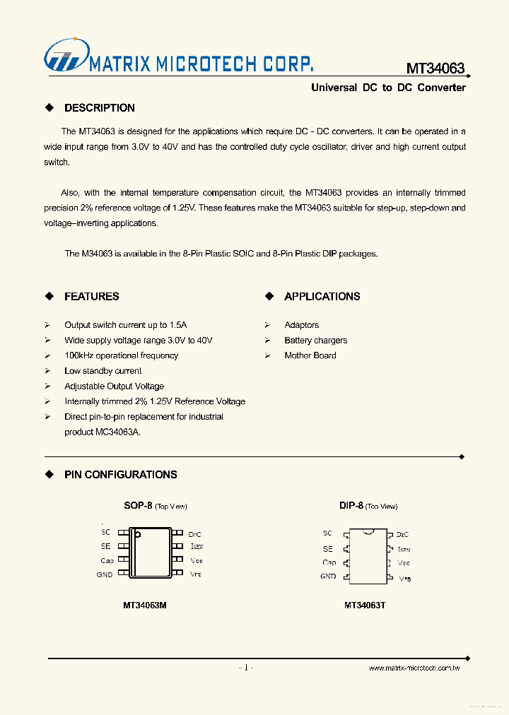 MT34063_7860341.PDF Datasheet