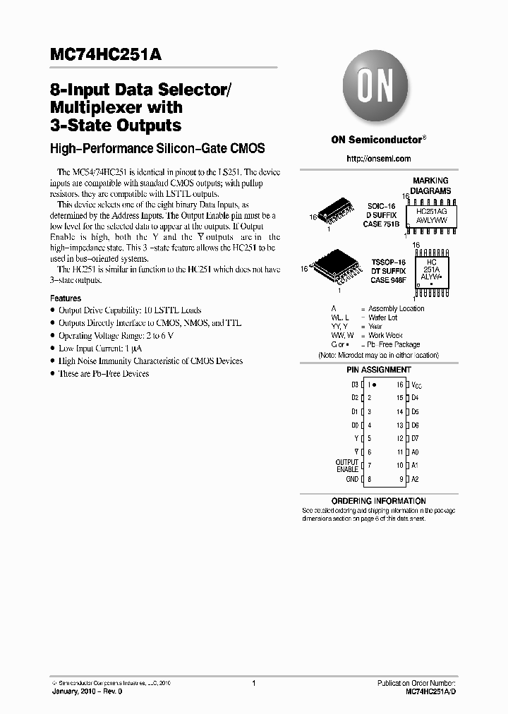 MC74HC251A_7865821.PDF Datasheet