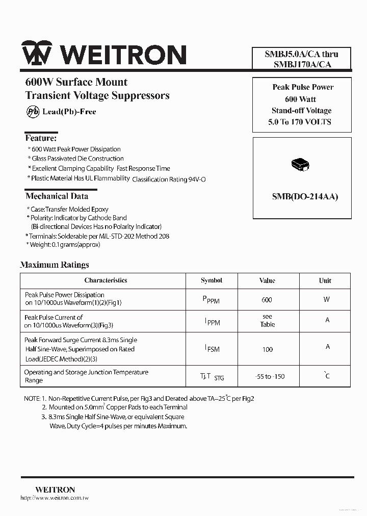 SMBJ14CA_7876012.PDF Datasheet