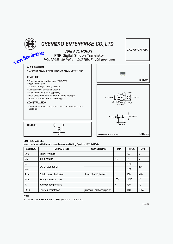 CHDTA123YMPT_8275380.PDF Datasheet