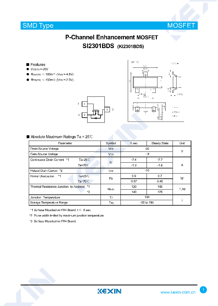 SI2301BDS_8276836.PDF Datasheet