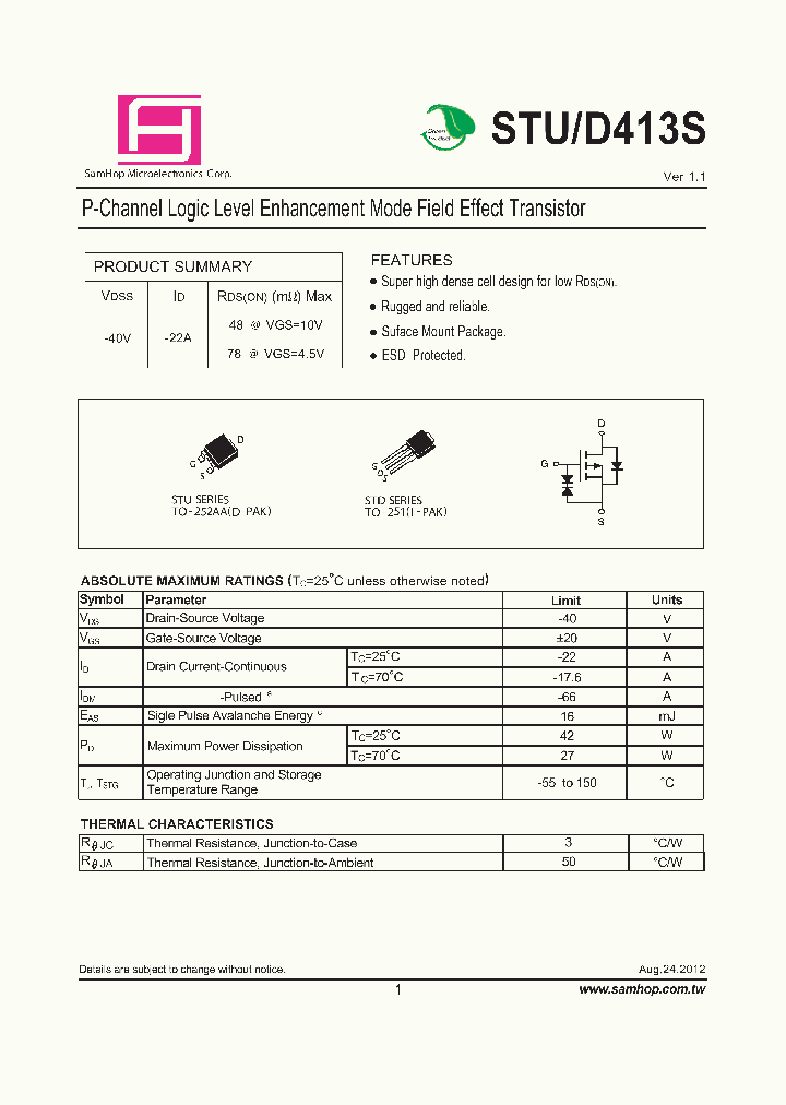 STUD413S_8281935.PDF Datasheet