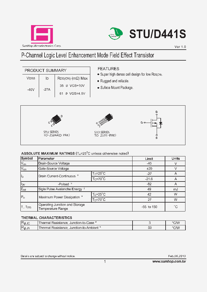 STUD441S_8281949.PDF Datasheet