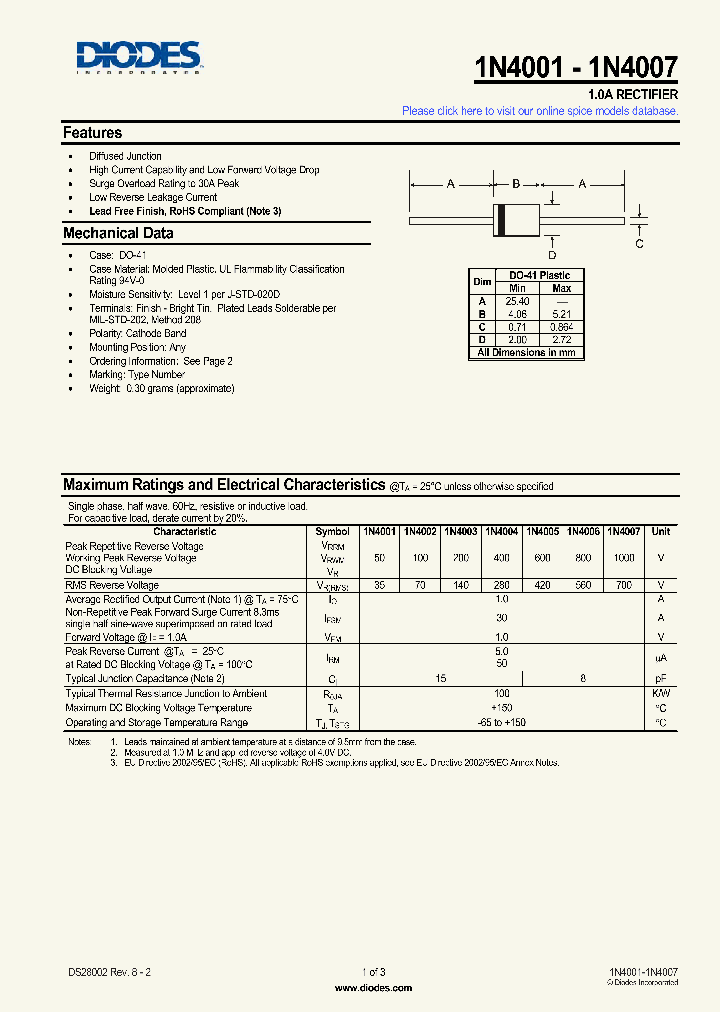 1N4002-B_8282311.PDF Datasheet