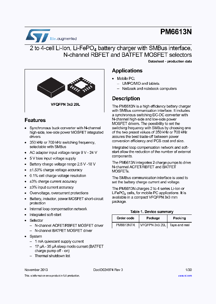 PM6613NTR_8282880.PDF Datasheet
