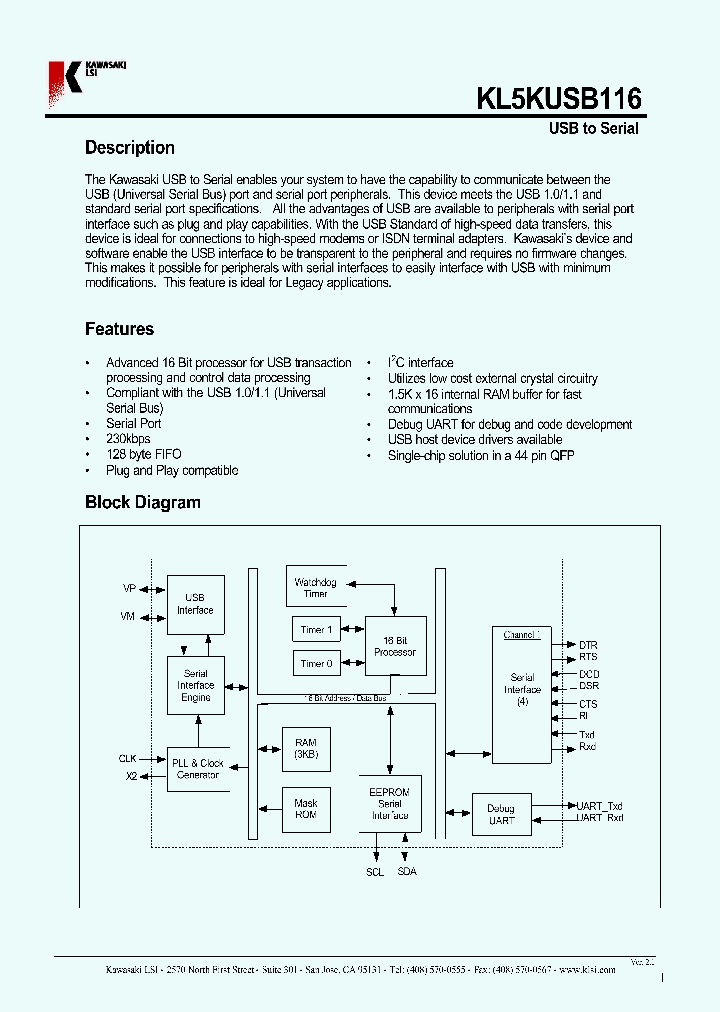 KL5KUSB116_8284355.PDF Datasheet