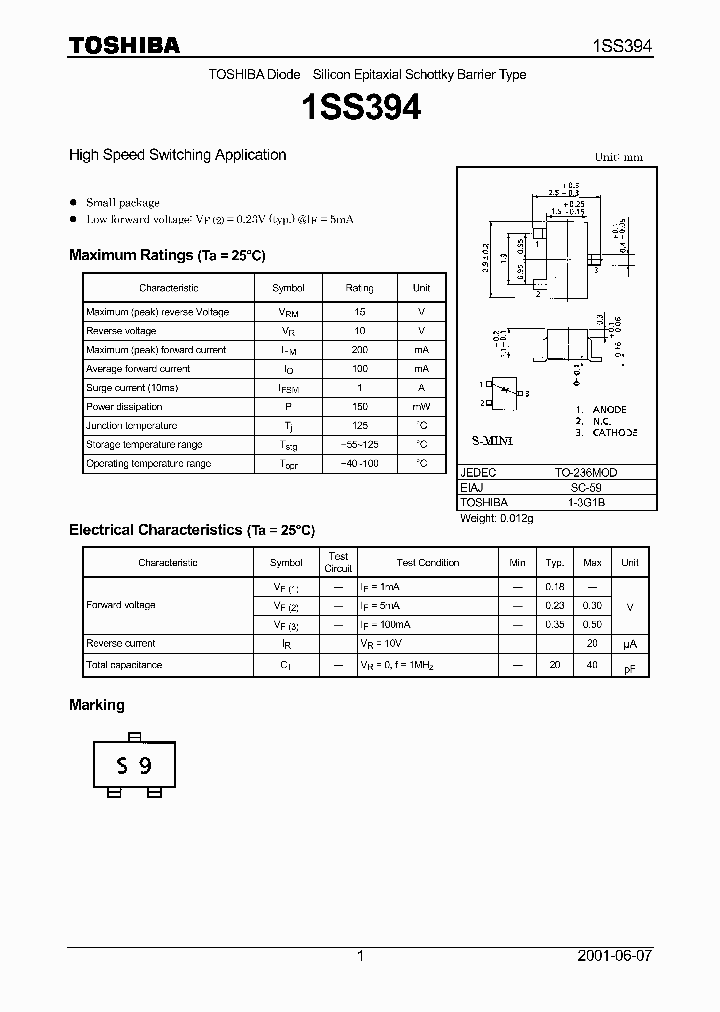 1SS394_8286300.PDF Datasheet