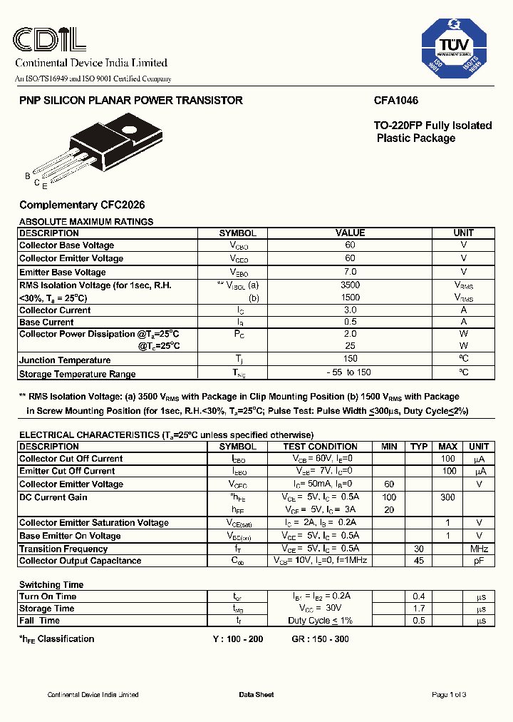 CFA1046Y_8288243.PDF Datasheet