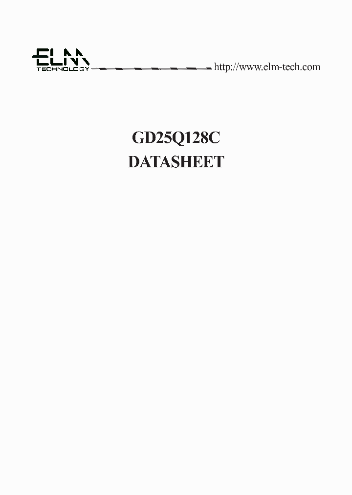 GD25Q128_8292035.PDF Datasheet