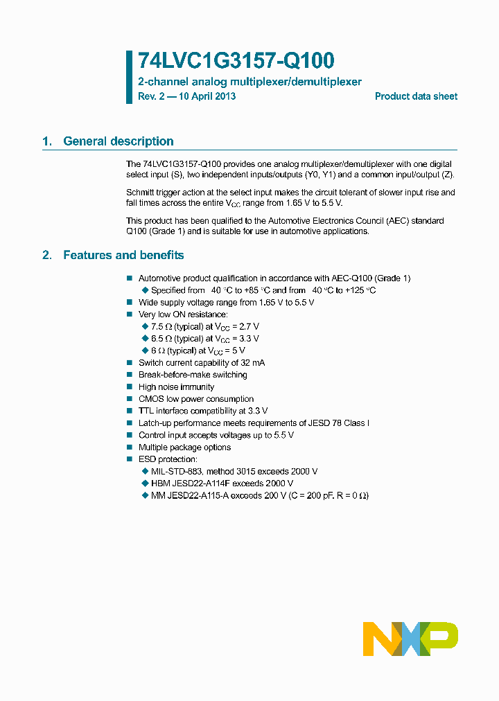 74LVC1G3157GV-Q100_8295079.PDF Datasheet