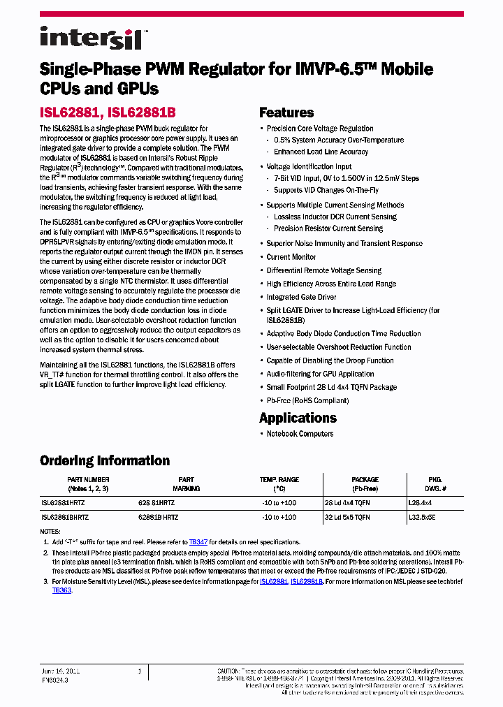 ISL62881BHRTZ_8295530.PDF Datasheet