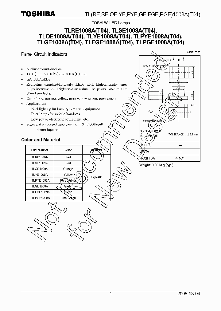 TLFGE1008AT04_8296728.PDF Datasheet