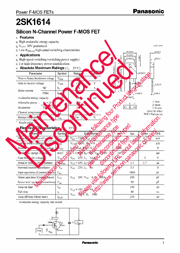 2SK1614_8298393.PDF Datasheet