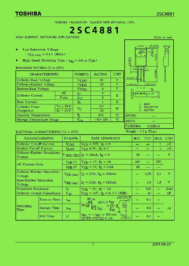 2SC4881_8301375.PDF Datasheet