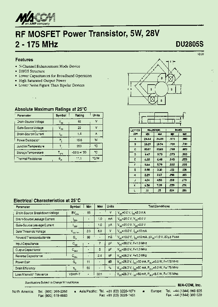 DU2805S_8303037.PDF Datasheet