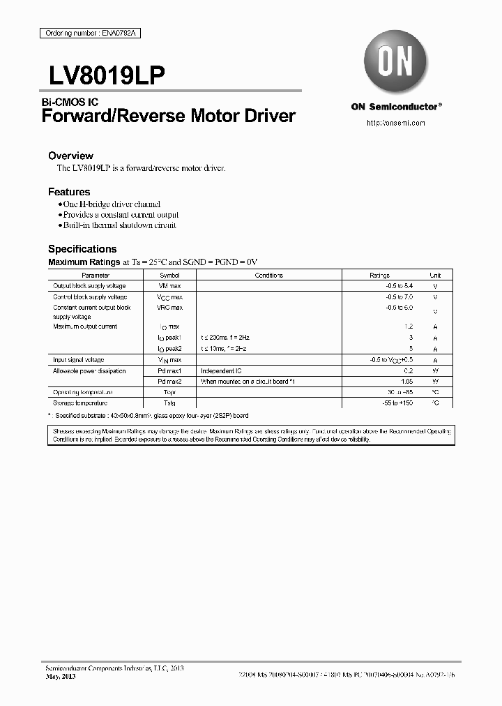 LV8019LP_8303492.PDF Datasheet