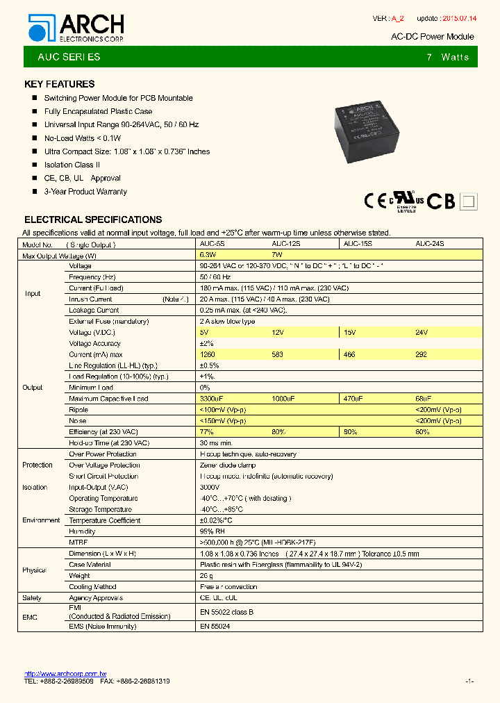 AUC_8306141.PDF Datasheet