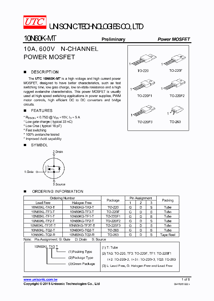 10N60K-MT_8307425.PDF Datasheet