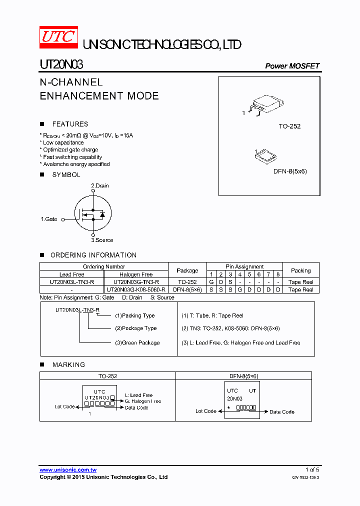 UT20N03G-K08-5060-R_8311837.PDF Datasheet