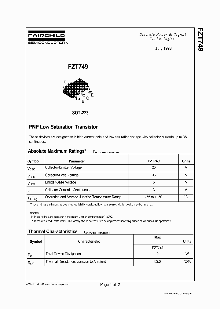 FZT749NL_8314818.PDF Datasheet