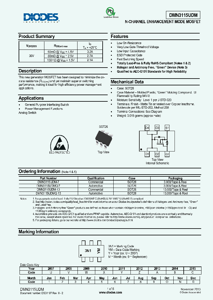 DMN3115UDM-13_8315044.PDF Datasheet