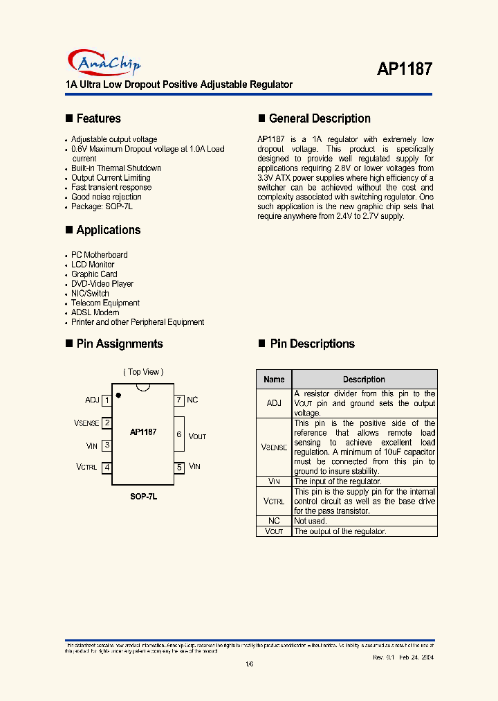 AP1187S7LA_8319107.PDF Datasheet