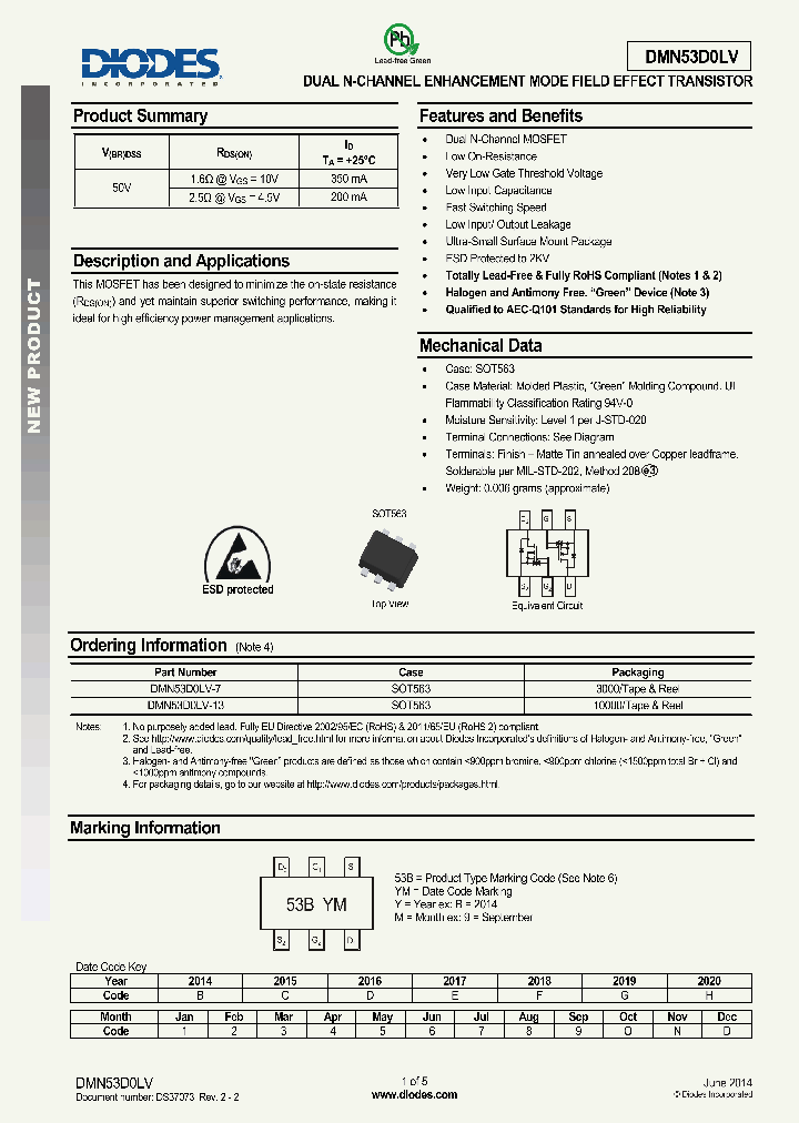 DMN53D0LV_8323226.PDF Datasheet