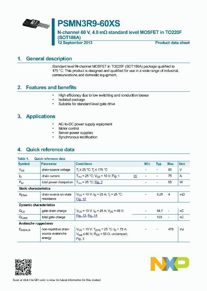 PSMN3R9-60XS_8323873.PDF Datasheet