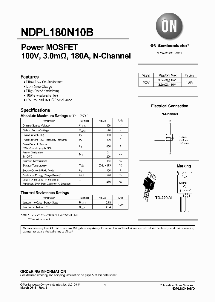 NDPL180N10B_8325647.PDF Datasheet