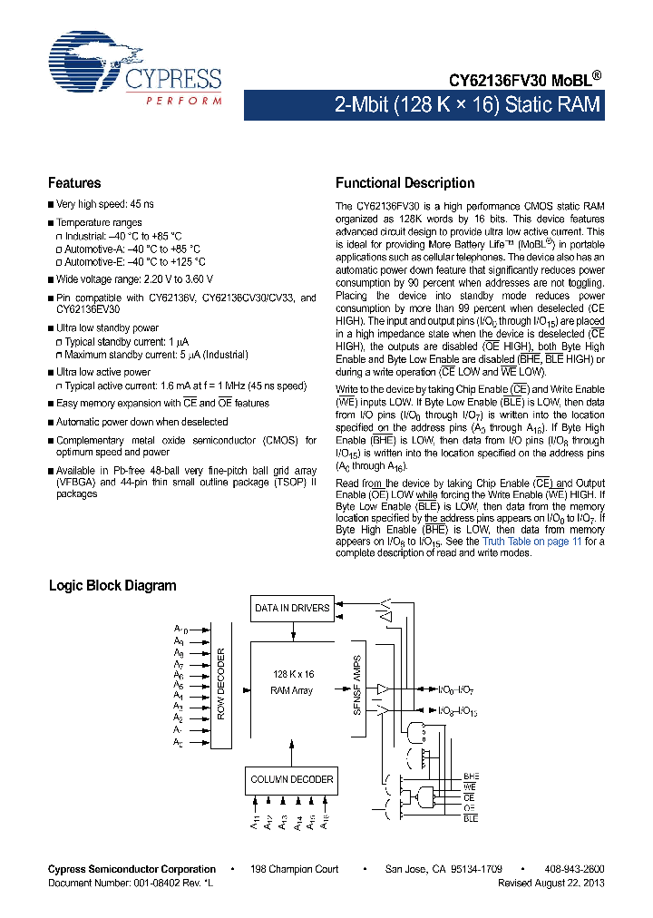 CY62136FV30LL-45BVXI_8325691.PDF Datasheet