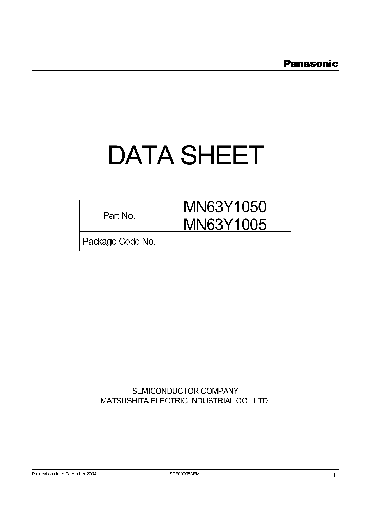 MN63Y1005_8327224.PDF Datasheet
