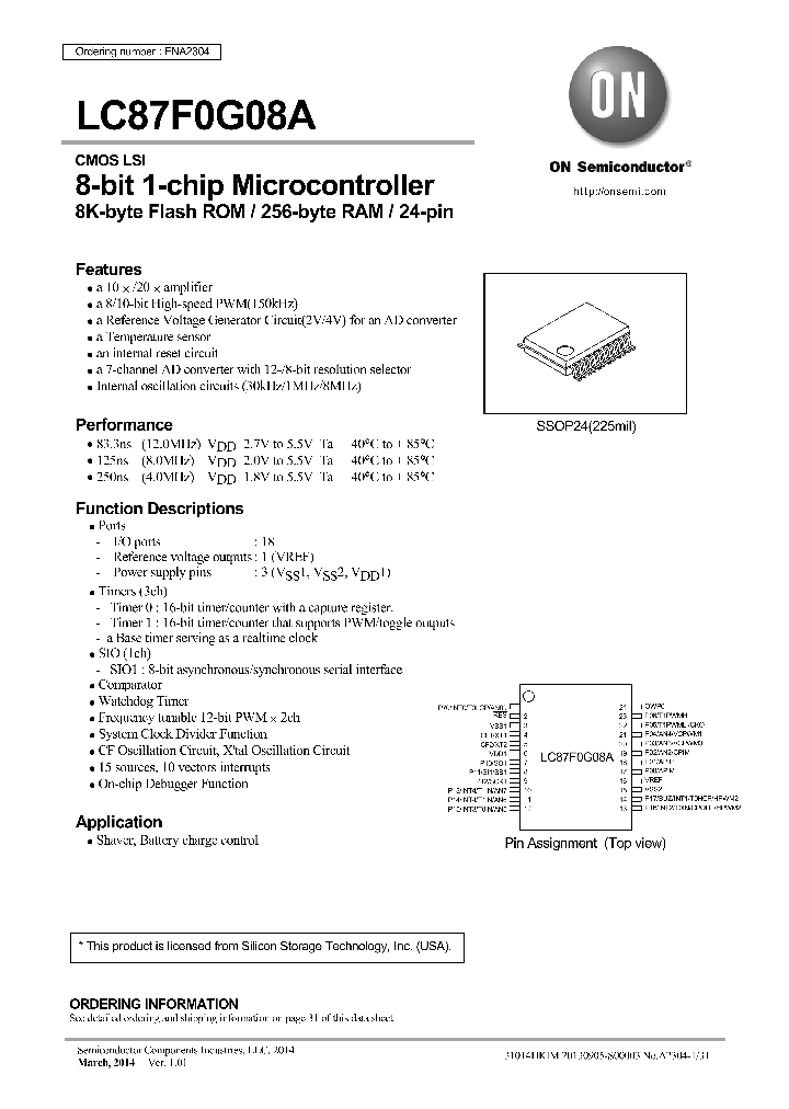 LC87F0G08AUJA-FH_8328795.PDF Datasheet