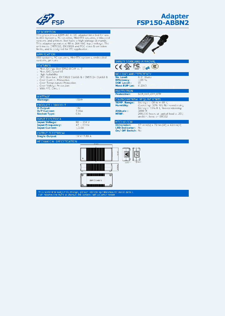 FSP150-ABBN2_8330144.PDF Datasheet