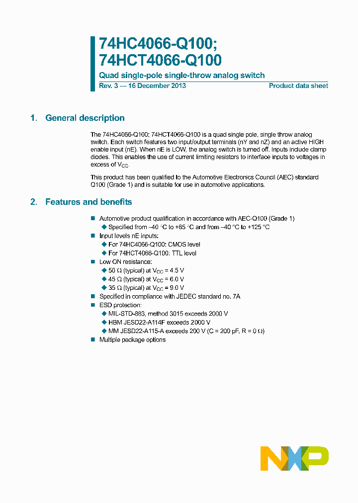 74HC4066PW-Q100_8330611.PDF Datasheet
