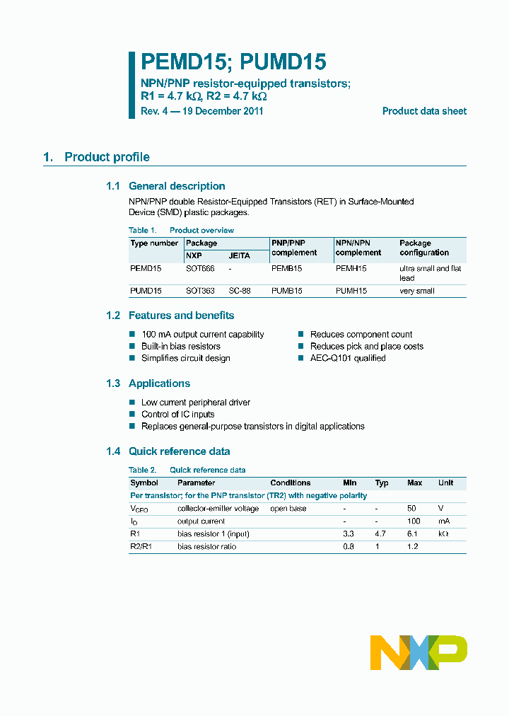 PEMD15-PUMD15-15_8333536.PDF Datasheet
