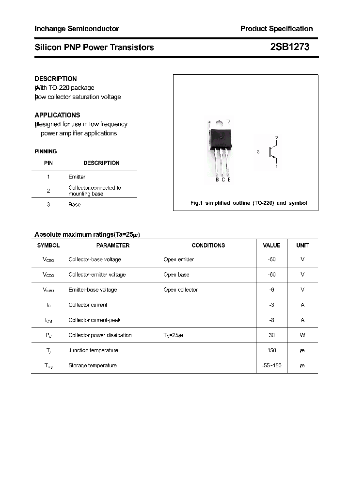 2SB1273_8333749.PDF Datasheet