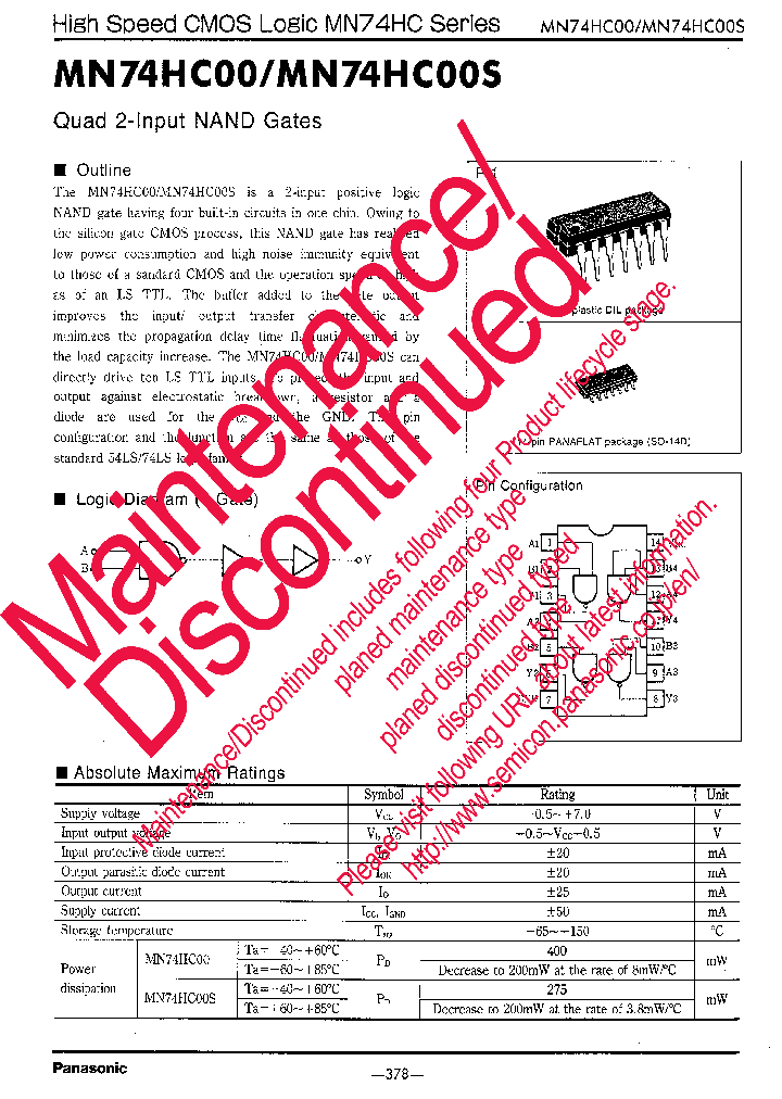 MN74HC00_8337972.PDF Datasheet