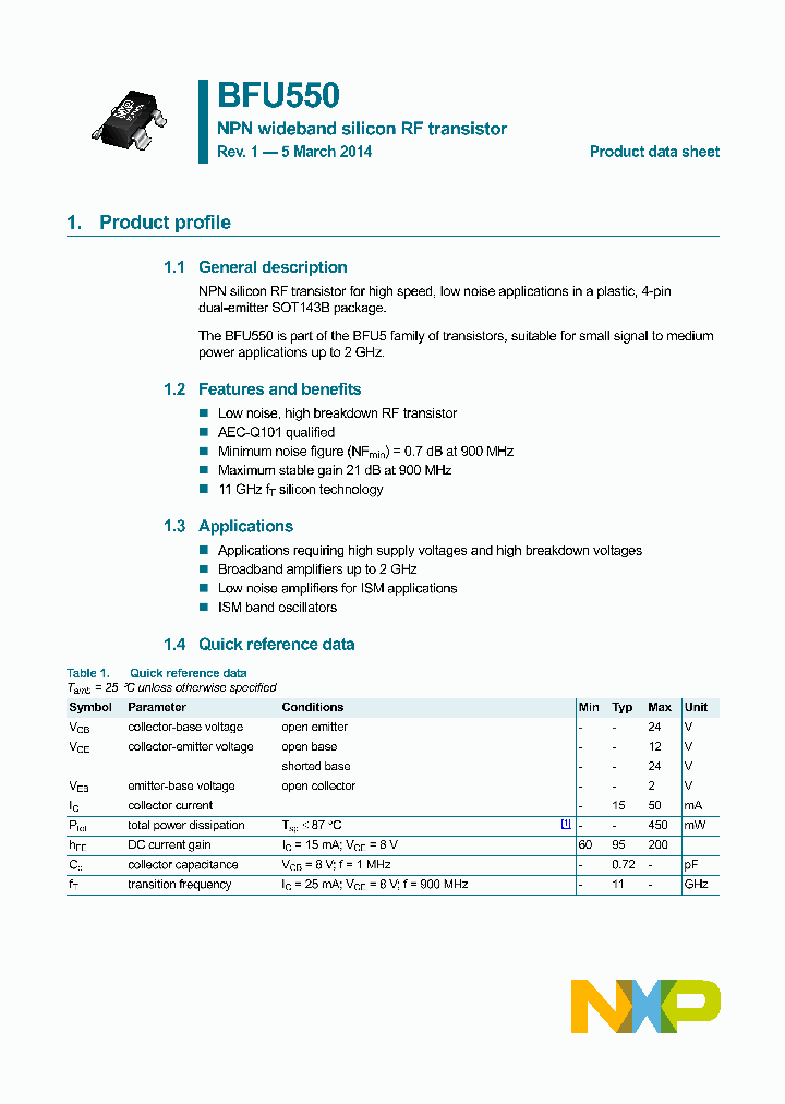 BFU550_8337935.PDF Datasheet