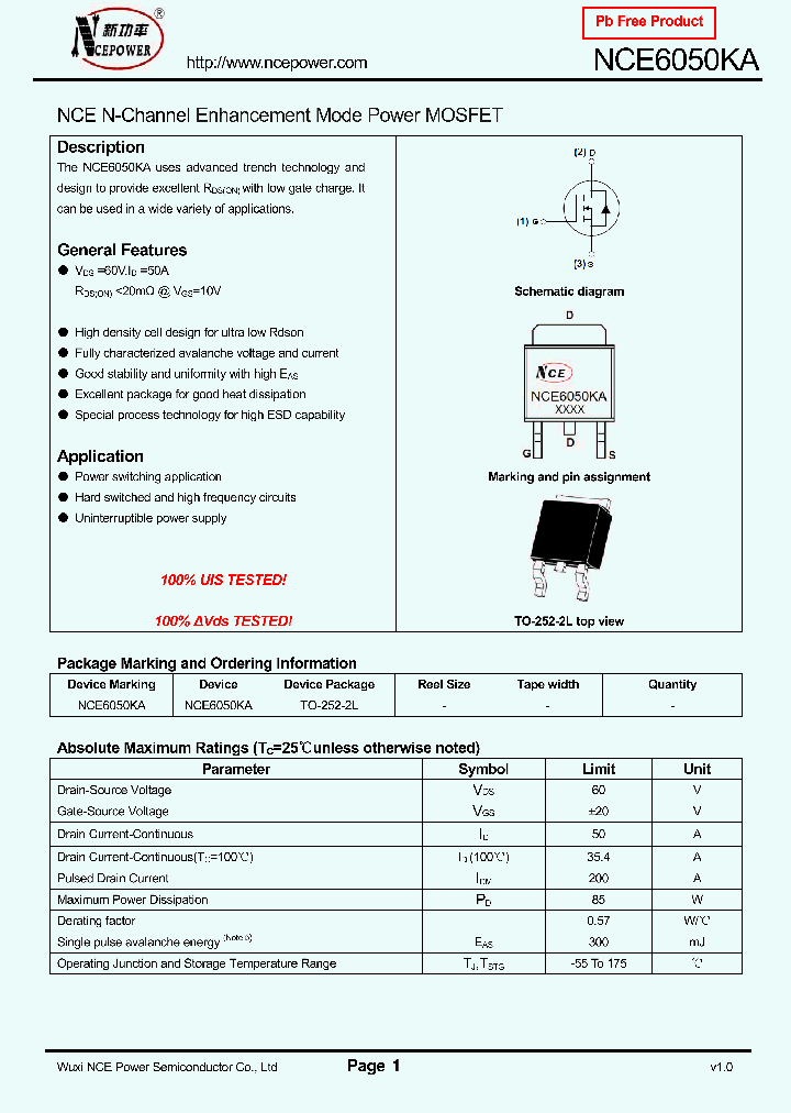 NCE6050KA_8341762.PDF Datasheet